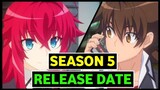 Highschool Dxd Season 5 Release Date Update
