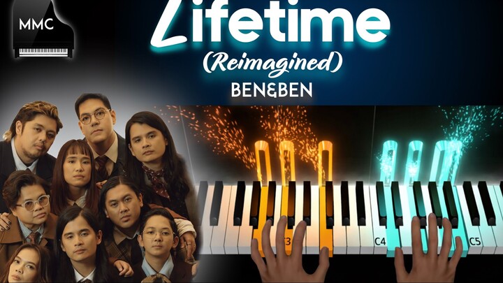 Lifetime (Reimagined) by Ben&Ben piano cover/tutorial + sheet music + lyrics