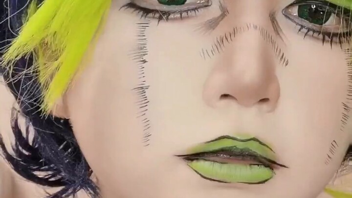 [Loco's serious makeup tutorial] Kujo Jolyne and Araki line tutorial