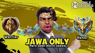 Namatin Mobile Legends tapi Hero Jawa Only