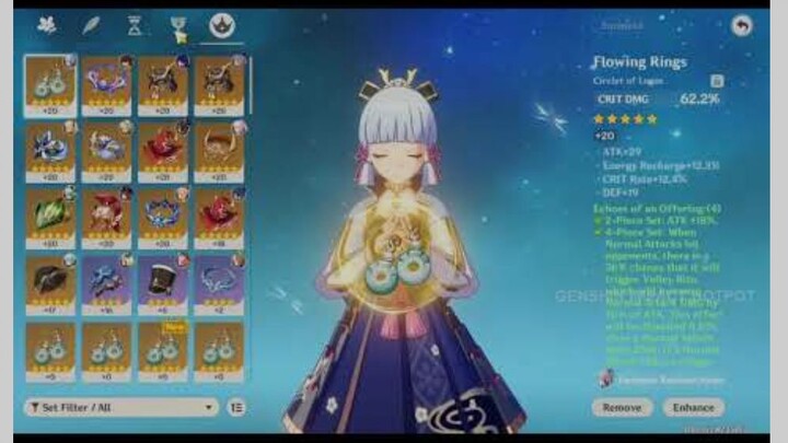 Kamisato Ayaka F2P Build Level 60 C0 Talent 6-6-6 defeat Pyro Hypostasis| Genshin Impact Hotpot