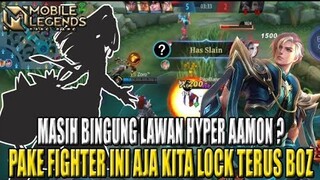 BINGUNG LAWAN AAMON PAKE FIGHTER INI SEKALI LOCK LANGSUNG ILANG BOZ