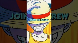 Would You Join Luffy’s CREW?!? #anime #onepiece #luffy #shorts