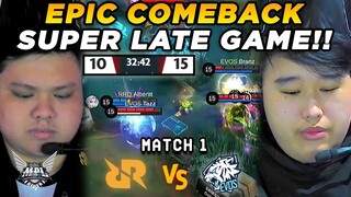 EL CLASICO LEG KE 2!! GILA INI BENER2 PERTARUNGAN MAKRO PARAH COY!! - RRQ vs EVOS Match 1