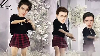 A group of macho men and ladies dance to "Love You"