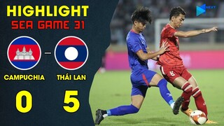 ⚽️ HIGHLIGHT | U23 CAMPUCHIA VS U23 THÁI LAN | CƠN MƯA BÀN THẮNG | "VOI CHIẾN" ĐẶT CHÂN VÀO BK