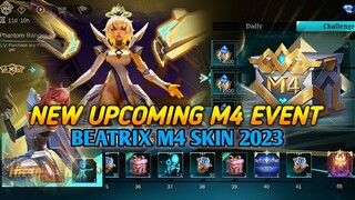 UPCOMING M4 EVENT! BEATRIX M4 SKIN WORLD CHAMPIONSHIP 2023 - MOBILE LEGENDS