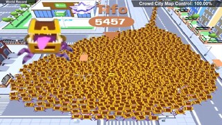 Crowd City Map Control: 100.00% World Record