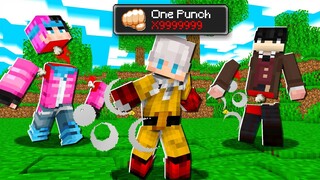 Aku Jadi One Punch Man di Minecraft Manhunt Ini! (HUNTER KENA MENTAL SAMPAI KE BIJI)