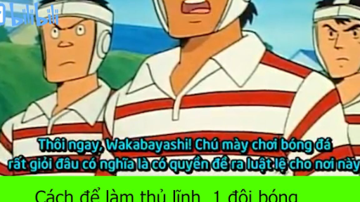 cách làm thủ lĩnh 1 đội bóng #anime #schooltime
