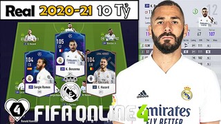 FIFA Online 4 | 10 Tỷ BP Cùng I Love Xây Dựng & Trải Nghiệm Đội Hình " Real Madrid 2021 " Cực Đỉnh