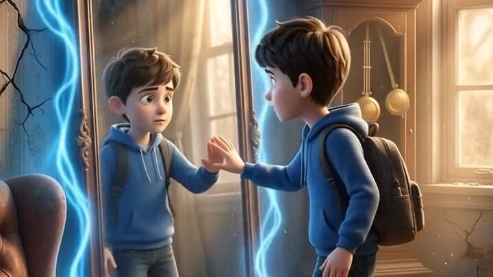 The House Where Time Runs Backward 😱⏰ | Mysterious 3D Animated Story #shorts