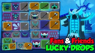 *INSANE LUCKY DROPS* FROM FANS & FRIENDS // DUNGEON QUEST