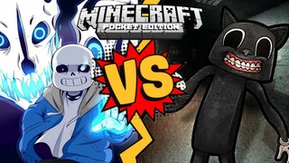 MINECRAFT TRẬN CHIẾN GIỮA MÈO HOẠT HÌNH [SCP-XXXX] VÀ BÉ SANS AI SẼ LÀ GIÀNH CHIẾN THẮNG !!!