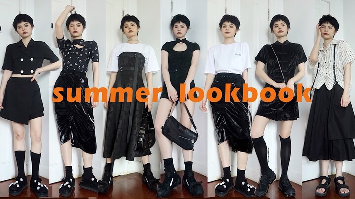 〖 Khả 〗 Thời trang mùa hè│Lookbook tông trắng đen đủ kiểu phong cách