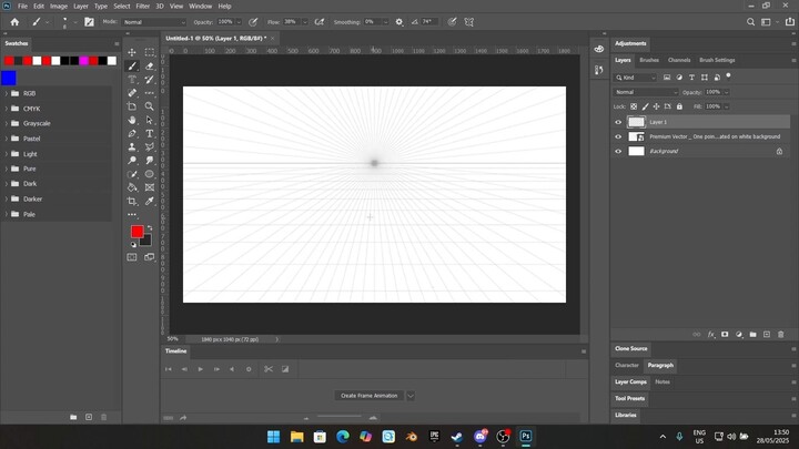 Mobil ?? Pakai 1 Titik Hilang ? XD ayoo dehh coba {Art Newbie To Pro}{38/100 Days} With Photoshop
