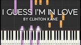 I Guess I'm In Love by Clinton Kane synthesis piano tutorial | with lyrics | free sheet music