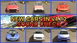 NEW CARS SOUND || v4.7.2 || CAR PARKING MULTIPLAYER