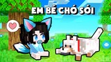 Mèo Simmy Biến Thành "Em Bé Chó Sói Đáng Yêu" Troll Siro Trong Minecraft