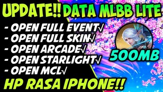 NEW‼️Data Mlbb Lite 500Mb Patch Yve | Data Mlbb Lite | Ml Lite | Cara atasi Lag & Patah patah