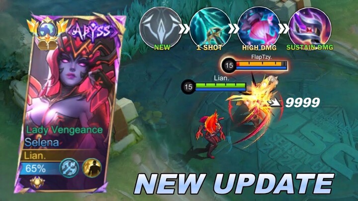 NEW UPDATE: SELENA NEW UPDATED ONE SHOT BUILD THAT YOU MUST TRY!! (wtf is this real!?)