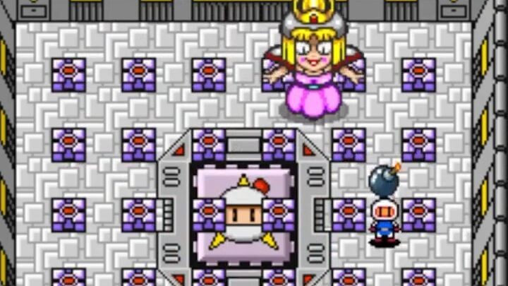 Bomberman 3 venciendo al jefe nivel 5 #snes jugando