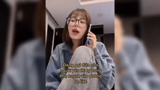 Đang gọi điện cho người yêu thì phụ huynh vào phòng belike #meme