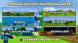 CARA MENGGANTI BACKGROUND PANORAMA MINECRAFT KALIAN - SUPPORT MCPE 1.17!