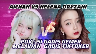 Aichan vs Helena Oryzina: Ratu FF Lawan Ratu POV! Siapa Lebih Cantik? | MRI PanSos Kap #short