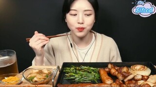 Lòng non nguyên miếng, lòng già căng tròn, có cả bia 2 #amthuc