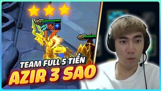 (DTCL) 3 SAO AZIR ⭐⭐⭐ CÙNG ĐỘI HÌNH 5 TIỀN XIN NHẸ CÁI TOP 1 | LEVI STREAM