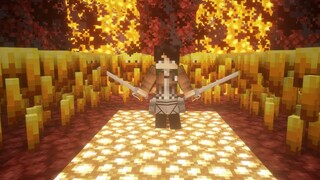 Levi vs 100 Blaze Army Minecraft Attack on Titan Mod AMV