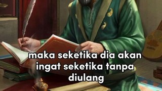 kisah imam al-Bukhari, mashaAllah keterbatasan yang mempunyai banyak kelebihan😊😊