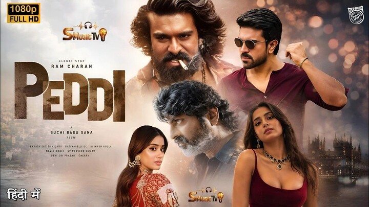 Peddi Movie Hindi Dubbed _ Ram Charan's Superhit Powerful Action Family Drama
