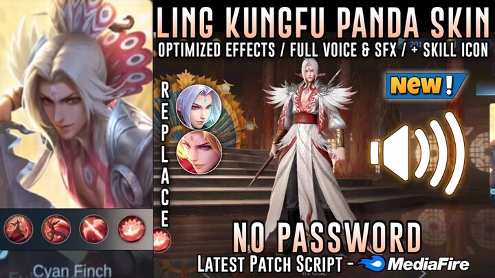 New Ling Lord Shen KungFu Panda Skin Script No Password | Optimized Effects | Full Voice | MLBB