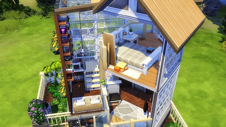[The Sims 4] คุณกำลังเช่าอพาร์ทเมนต์ห้องใต้หลังคาขนาดเล็กอยู่หรือเปล่า?