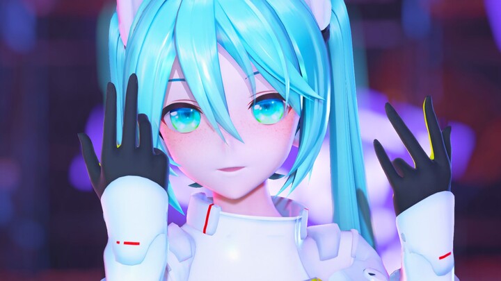 Hoạt hình|Hatsune Miku mặc quần áo đua xe khiêu vũ