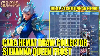 CARA HEMAT DRAW SKIN COLLECTOR SILVANNA QUEEN FROST EVENT GRAND COLLECTION MARET 2022  MOBILE LEGEND