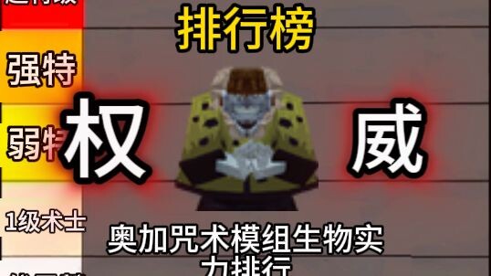 Bảng xếp hạng sức mạnh các nhân vật trong mod Jujutsu Kaisen của Oga