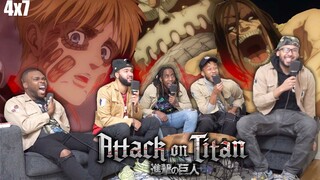 Eren's a SAVAGE! Attack on Titan Season 4 Episode 7 "Assault" REACTION!