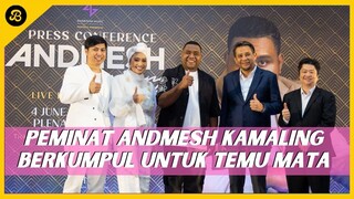 SEKITAR SIDANG MEDIA BERSAMA ANDMESH KAMALING DI THE CURVE SEMPENA KONSERT LIVE IN MALAYSIA