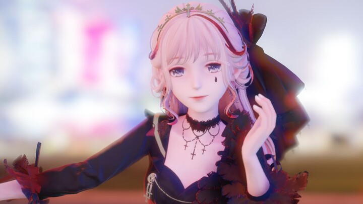 [MMD Berkilau dan Hangat] Set Spesial Menghitam-Aria Malam Kabut