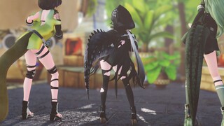 【明日方舟MMD】特米米只是在摇尾巴而已，跟着我们一起摇摆【Crab Rave】