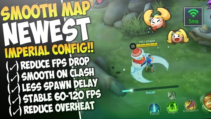 Fix Lag in Mobile Legends using Smooth Map Config Imperial Low Resolution 120 FPS in ML - MLBB