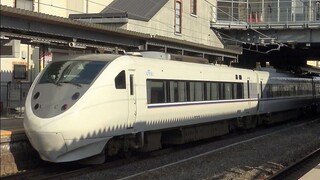 【4K】JR北陸本線681系「特急しらさぎ」(東芝GTO-VVVF)、223系2000番台(日立IGBT-VVVF)、521系(三菱IGBT-VVVF)到着・発