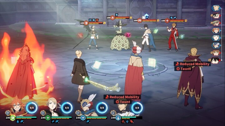Counter mono red