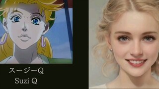 JoJo's Bizarre Adventure, a collection of 1,245 realistic paintings of the main characters