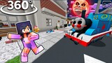 APHMAU saving Friends from CURSED THOMAS EXE in Minecraft 360°