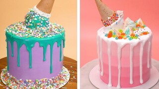 การตกแต่งเค้กที่มีสีสันง่ายและรวดเร็ว สูตรเบเกอรี่ง่าย ๆ