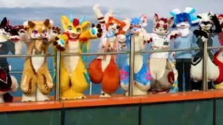 ã€�Fursuitdanceã€‘Shocked! ! ! More than a dozen Mao Mao actually got together to do this kind of thing!
